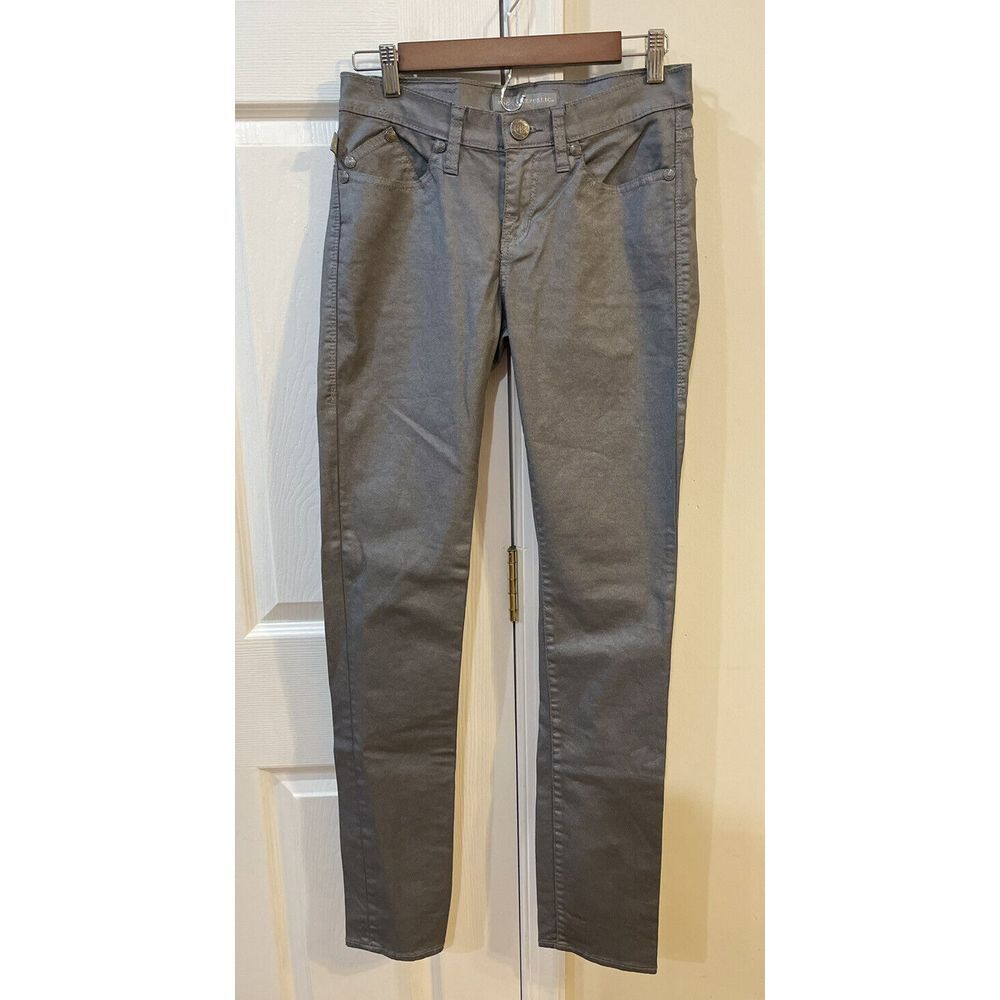 Rock & Republic Berlin Women's 6M Gray Skinny Leg Mid Rise‎